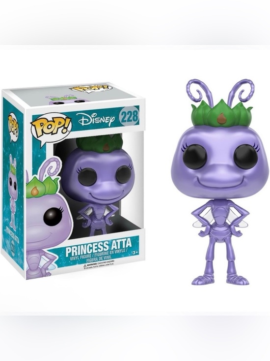 Funko Other - Funko Disney A Bug’s Life Princess Atta  Purple Vinyl Figure